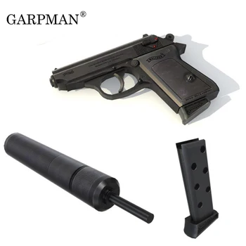 1:1 007 PPK Pistol de Hârtie Model Arme Arme de foc 3D Stereo Manual Desene Militare Papercrafts Jucărie