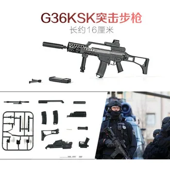1/6 Scară G36KSK Asambla Arma Model de Puzzle-uri Cărămizi de Arme Militare de Nisip de Masă Jucărie Pentru Acțiune Figura