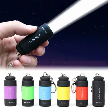 1 BUC Mini Breloc Lanterna de Încărcare USB LED Lumina Stonego rezistent la apa Lanterna Breloc cu Lumina