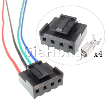 1 Set 4 Moduri Auto Cablu Priza VH-4Y = VH 3.96 mm Auto Conector de Sârmă de Asamblare de Mașini Electrice Plug