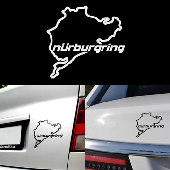 1 buc Rutier de Curse Nurburgring Masina Sticker Auto Geam Decal Semn de Vinil Decorare Autocolant