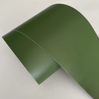 10 cm lățime Mat Militar Armata Verde de Vinil Folie Rola cu Aer Tehnologia de Presă autoadezive Autocolante, Decalcomanii