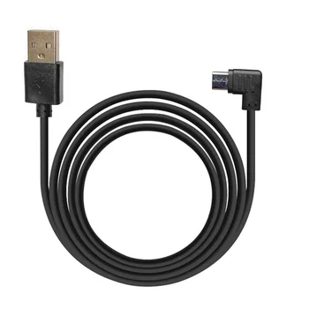 100 BUC C-adresa tip USB 2.0 dual cablu de date, telefonul auto cablu de încărcare, unghi de 90 de grade, la stânga și la dreapta, 25 cm, 50 cm, 100cm