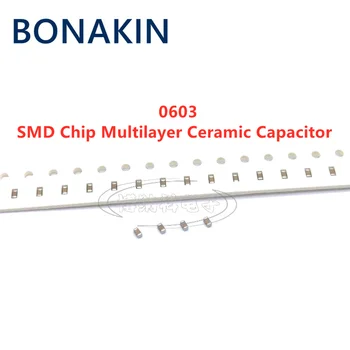 100BUC 0603 33NF 50V 100V 250V 10% 333K X7R 1608 SMD Chip Condensator Ceramic Multistrat