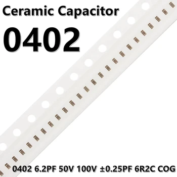 (100buc) 0402 6.2 PF 50V 100V ±0.25 PF 6R2C COG 1005 SMD Condensatoare Ceramice