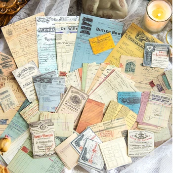 100buc Memorie Cinema Vintage Manual Decoratiuni materiale de Hârtie Pachetului Notebook-uri de hârtie de Scris Scrapbooking 130*90 MM