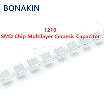 10BUC 1210 100NF 0.1 UF 104J ±5% NPO 50V C0G 100V 250V SMD Chip Condensator Ceramic Multistrat