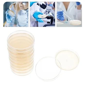 10buc Plăci de Agar Prepoured Agar Vase Petri Proiecte științifice Consumabile