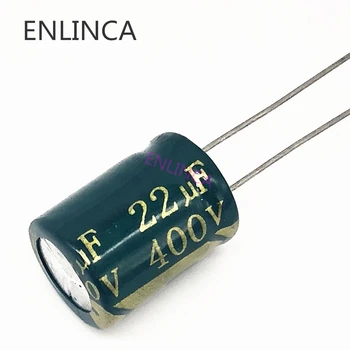 110pcs/lot 22UF de înaltă frecvență joasă impedanță 400V 22UF aluminiu electrolitic condensator de dimensiunea 10*17mm T22 20%