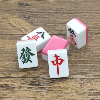 144PCS Mahjong set Masa în Familie Tabla de Joc 42mm Mare Mahjong Tigle de uz Casnic de Mână frecat Petrecere de Familie Joc de