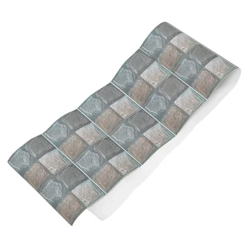 18 Buc Placi de Mozaic Decor Acasă Decorative autocolante de Perete Decalcomanii de Podea Coaja și Detașabil