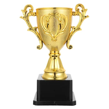 18cm Plastic Trofeu Copii Competiții Sportive de Atribuire Jucărie cu Baza pentru Școală, Grădiniță Campion Cupa Medalie