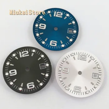 1BUC 31.5 mm sterile albastru negru argintiu Cadran de ceas se Potrivesc ETA 2836/2824 DG2813/3804 Miyota 8215 821A 8205 mișcarea automată P934-N