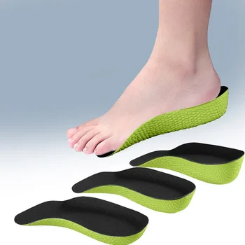 1Pair Creșterea Înălțime de Jumătate de Tălpi pentru Bărbați Pantofi pentru Femei Picioarele Plate Suport Arc Semele Ortopedice Toc Ridica Spuma de Memorie de Pantofi Tampoane