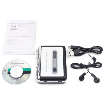1Set Walkman-ul USB casetofon Multifuncțional Convenabil Banda de Transcriere MP3 Casetofon