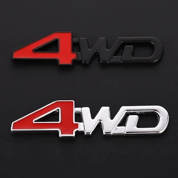 1X 4WD Metal Autocolant 3D Crom Emblema, Insigna Decal Styling Auto pentru Audi Q3 2012 2013 2014 2015 2016-2018 LHD Înlocuire Pad