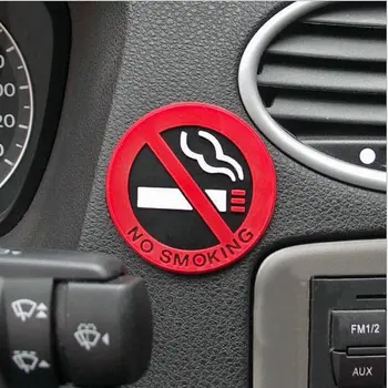 1buc Avertizare Fumatul interzis Logo-ul Autocolante Auto pentru Peugeot 108 208 GTI 308 T7 T9 3008 307 5008 508 107 108 207