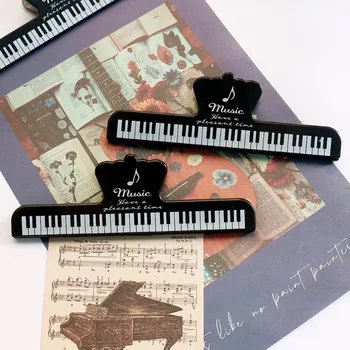1buc Music Clip Muzica Foaie Suport Clip pentru Pian Muzică Pagina de Carte de Titularul de Marcaj Foaie Keyboard Stă și Cărți Adorabil Pagina