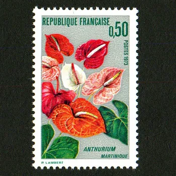 1buc/Set Nou Franța Post de Timbru 1973 Flamingo Flori de Insula Martinica Timbre Poștale MNH