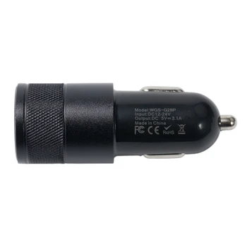1xUSB-C Incarcator Auto Negru USB Tip-C C Mașină de Încărcare Încărcător Rapid de Încărcare de Andocare PD QC Tip USB USB Power USB de Tip C