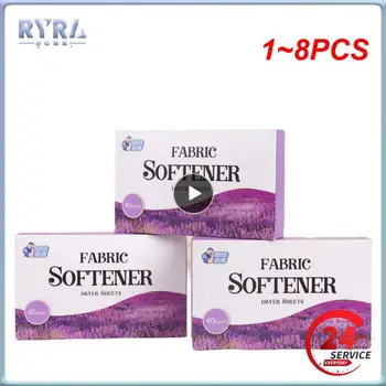 1~8PCS 1box Spălătorie Hârtie Puternic de Decontaminare detergent Concentrat pentru Rufe Tablete Versatil Spălătorie Foaie de Lavanda