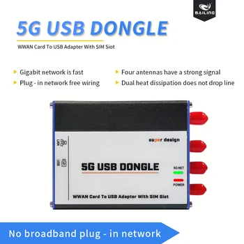 2.52 Gbps 5G Dongle USB plug-and-play LAN Port POE 5G Dongle CPE Modem