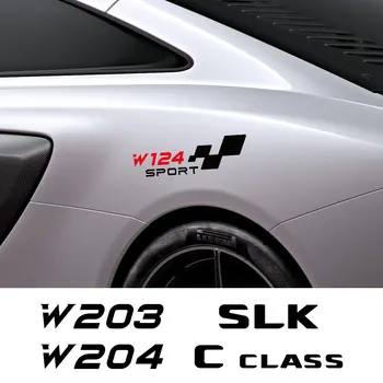 2 BUC Portiera Laterală Autocolant Vinil Film Decal Accesorii Auto Pentru Mercedes Benz W124 W203 W204, B, C, E, S CLASS CIA CLS SL SLC SLK