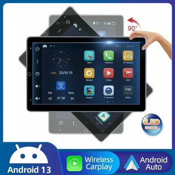 2 DIN Rotativ 10.1 Inch Stereo al Mașinii Android 13.0 Touch Screen Radio Player Multimedia GPS Pentru Masina Centrală de Control de Navigare