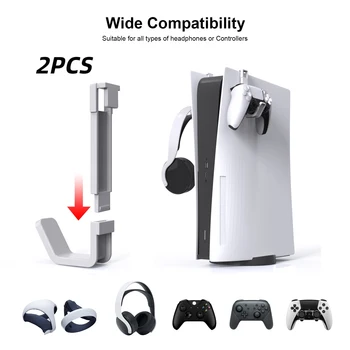 2 buc Controller Cască Suport Pentru PS5/PS5 Slim/Xbox One/Gamepad Suport Agățat în Cuier Suport Consola de Căști Cârlig Accesoriu