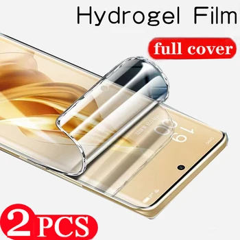 2 buc Hidrogel film Pentru OPUS A1 pro acoperi reno 9 pro plus 8 lite 8T 7 SE Z ecran protector folie de Protectie Smartphone Nu de Sticla