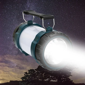 2 buc LED Camping Lumina Portabil Multi-functional Reîncărcabilă Lanterne în aer liber IPX4 rezistent la apa Lampă Pentru Drumeții și Ciclism