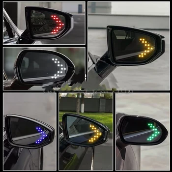 2 buc LED-uri Auto lumini Oglindă retrovizoare Săgeată Panoul de Lumina produse auto Oglinda Pentru Volkswagen auto