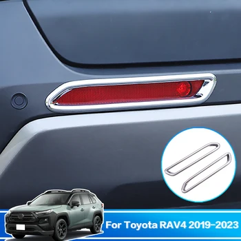 2 buc Masina de Ceață Spate Lampă Lumină Acoperi Trim Bara Reflector Accesoriu Decor Pentru Toyota RAV4 XA50 2019 2020 2021 2022 2023