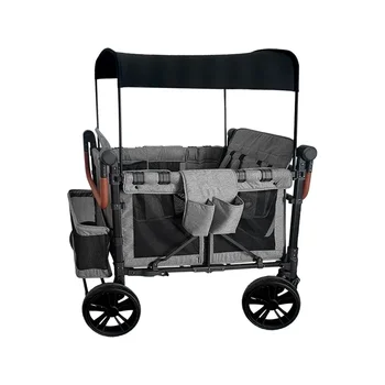 2 sau 4 Locuri carucioare carucior pliabil pentru copii cărucior vagon de biciclete/pliere portabil ieftin copil vagon cărucior pentru vânzare