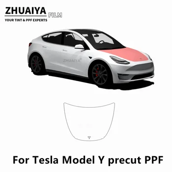 2020-2024 Pentru Tesla Model Y FulI Capota PPF Vopsea de Protecție de Film 8mil caroserie film