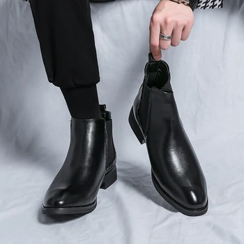 2023 Nou de Lux de Brand de Înaltă Calitate a Subliniat Pantofi din Piele pentru Barbati Vintage Clasic Casual Barbati de Conducere Pantofi Nunta, Pantofi Rochie