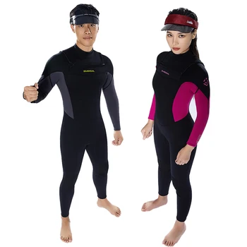 2023-O bucată de Surfing Costume de baie Sport în aer liber Feminin Scufundări Haine cu Maneca Lunga Om Costume de baie 3/2MM Elastic Femei Costum de baie