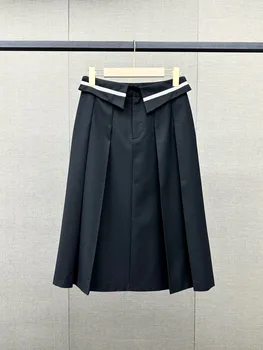 2023 toamna femei nou fierbinte Semi-fusta de Moda de Înaltă calitate temperament Slim subțire de agrement versatil
