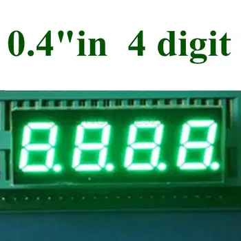 20BUC 0.4 inch 4 Biți Verde pur Digital Tub LED cu 7 Segmente anod Comun 0.4