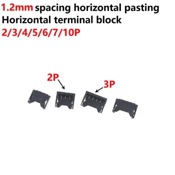 20BUC 1.2 mm culcate 1.2 baza Pin conector Orizontal terminal SMT conector 2P3P4P5P