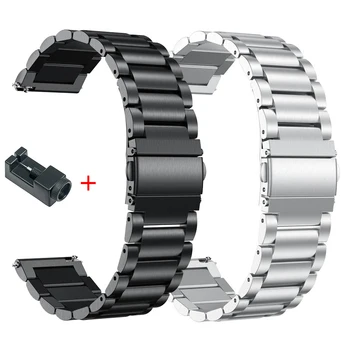 20mm 22mm Curea pentru Samsung Galaxy Watch 4/5/6 40 de 44mm Și Pro 45mm Watch4 Clasic Brățară din Oțel Inoxidabil Huawei GT/3/Pro Band