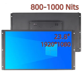 23.8 Inch 1000 Nits Cadru Deschis Monitoriza Utilizarea în aer liber lumina Soarelui Tactil Capacitiv Industriale Display Lcd cu AV BNC VGA, HDMI, USB