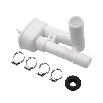385316906 Vacuum Breaker Apă de Toaletă Valve Kit Fără Pulverizator de Mână Cârlig în Sus, pentru Dometic, VacuFlush, Călător Toalete