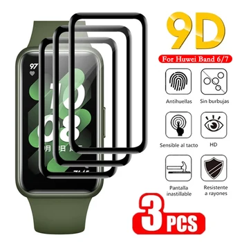 3D 3PCS PMMA Film Pentru Huawei Band 8 7 6 Pro Folie de protectie Ecran Pentru Huawei Band 8 Band7 Band8 Band6 SmartWatch (Nu de Sticla)