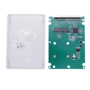 44PIN MSATA La 2,5 Inch IDE HDD SSD MSATA La PATA Adaptor Convertor Card Cu Cazul 10X7X0.9Cm