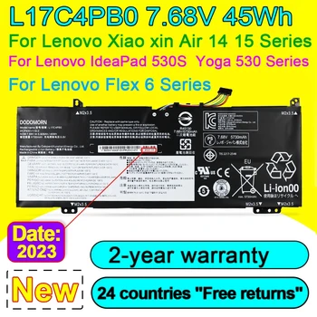 45Wh L17C4PB0 Baterie Laptop Pentru Lenovo Xiaoxin Aer 15ARR 14ARR 14IKBR 15IKBR Ideapad 530s-14IKB 530s-15IKB Serie 7.68 V 5.928 Ah