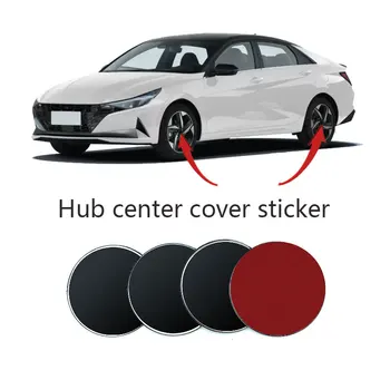 4buc 56 65mm Masina Wheel Hub Centru capace de acoperire autocolante Insigna Logo-ul Decal Pentru Hyundai Elantra TUCSON verna ix25 35 Accesorii Auto