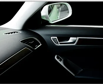 4buc Oțel Inoxidabil Interior Masina Mâner de Ușă Decor Pentru Audi 2009 până în 2016 A4 A5