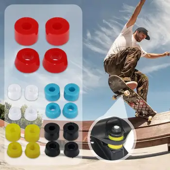 4buc/set Skateboard PU Cauciuc Amortizor Colorate Șoc Pad Set de Greu Longboard Sus/Jos Bush Șaibe