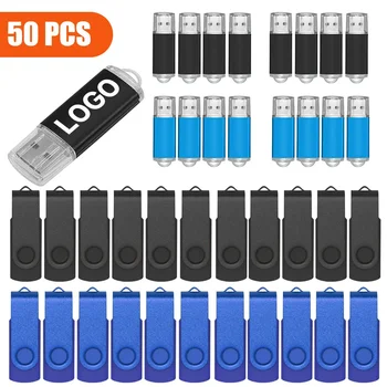 50pcs/lot Logo-ul Personalizat Livrare Gratuita USB 2.0 Flash Drive Usb 4 GB 8 GB 32 GB 64 GB Pendrive 2GB 1GB Fotografie Cadou stick de Memorie